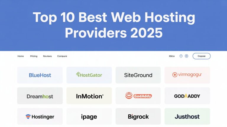 Top 10 Best Web Hosting Providers 2025
